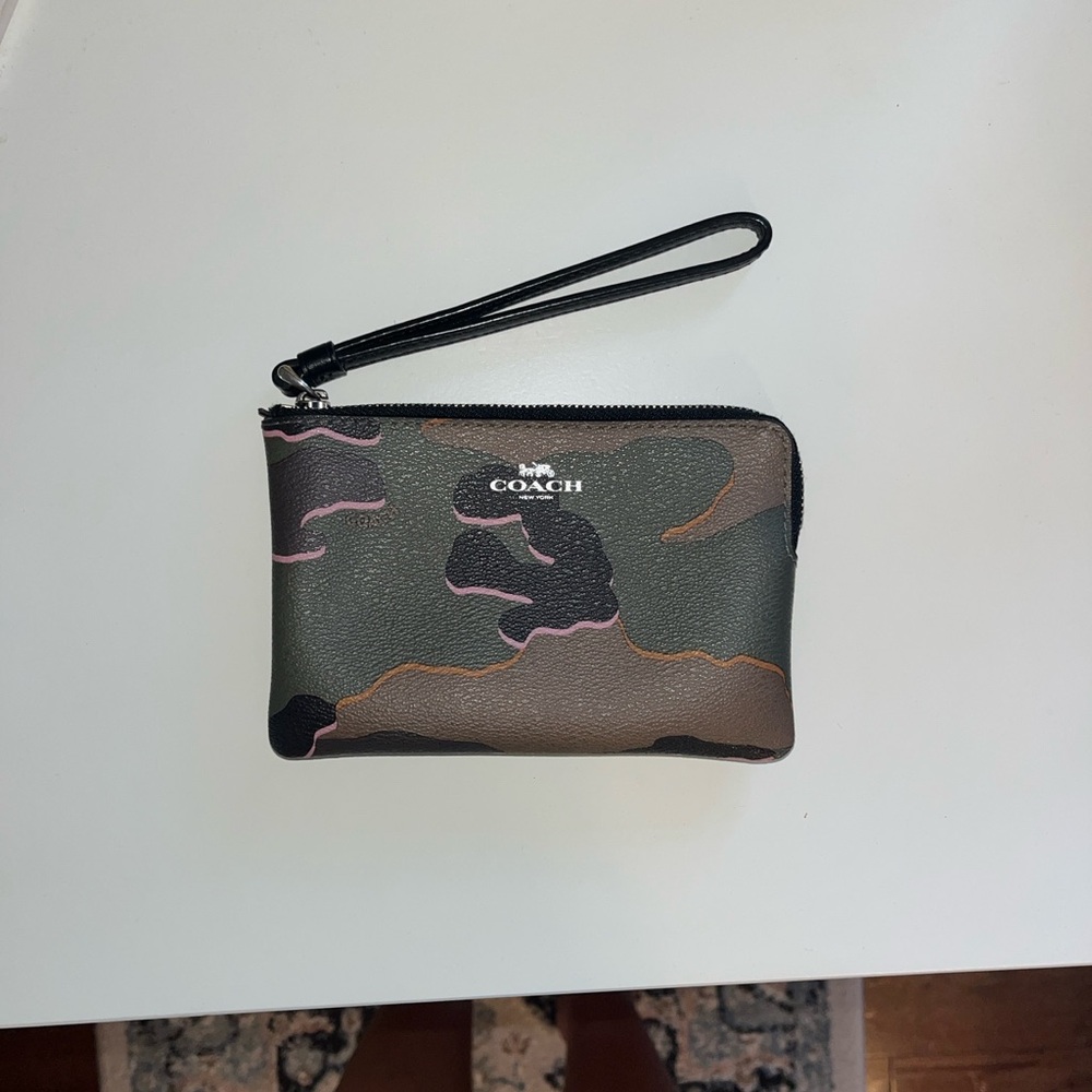 Coach Camouflage Wristlet
